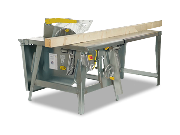 AVOLA  Tischverbreiterung 1228 für Baukreissägen, 1030 x 750 mm, mit Führungsrohr und Lineal