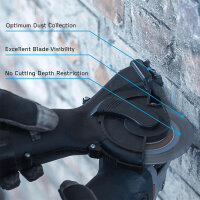Maxvac Dusttool AGS-125-01 Absaughaube für Winkelschleifer 110-125 mm, Universal-Sauganschluss