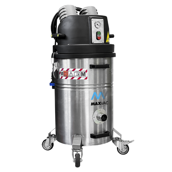 Maxvac Supra ATEX Industriesauger SV1-430-MINI-Z22-230-EU II3D, Bürstenlos, Staubklasse M, 45 L Edelstahlbehälter