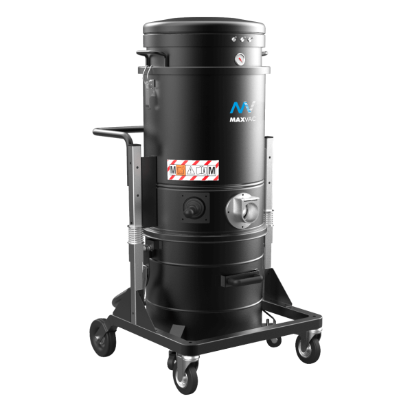 Maxvac Supra Industriesauger SV1-470-MBS65-230-EU, 3 Motoren, 65 Liter Behälter, Klasse M
