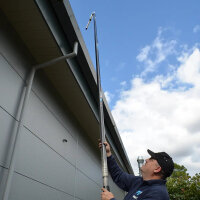 Maxvac EasyReach Starterset Dachrinnenreinigung ERG-50-8 Kohlefaser-Saugrohre, 8 m Reichweite, 50 mm Durchmesser
