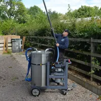 Maxvac EasyReach Profiset Dachrinnenreinigung ERG-50-12 Kohlefaser, 12 m, 50 mm Saugrohr
