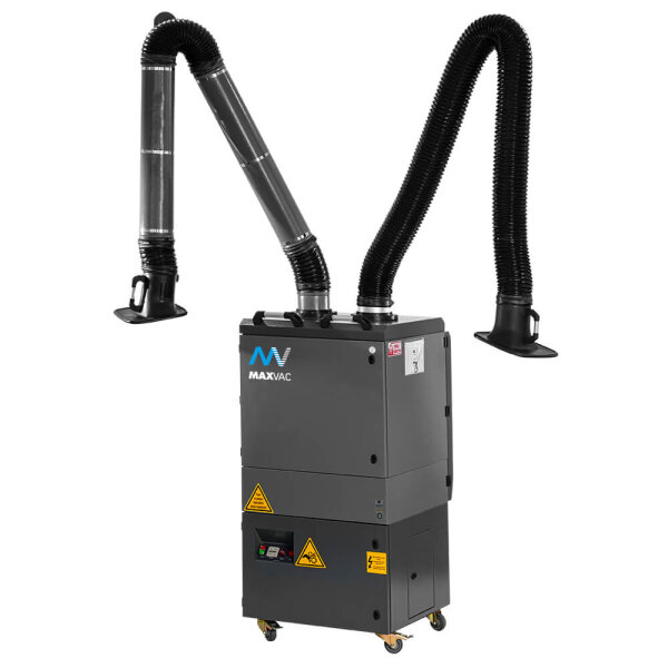 Maxvac Mobile Schweißrauchabsaugung WFE 3500 WFE-3500-415-EU, 2x 3 m Flexi-Arme