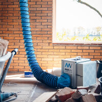 Maxvac Airhose Flexibler Abluftschlauch DBA-1057 für Dustblocker DB650, 150 mm x 5 m, mit Stahldrahtspirale