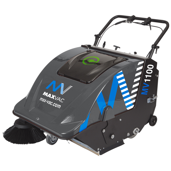 Maxvac Kehrsaugmaschine MV-1100 mit H13-Filter und Filterrüttler