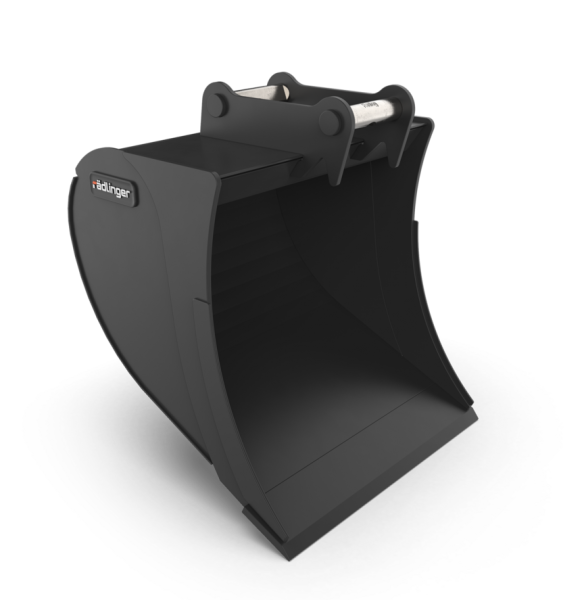 RÄDLINGER Tieflöffel Standard ohne Zähne Breite 220/300/400mm 0-1,0t Klasse 01 22kg