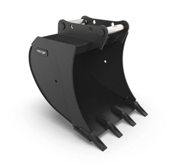 RÄDLINGER Tieflöffel Standard mit Zähne Breite 220-600mm 1,0-1,8t Klasse 02