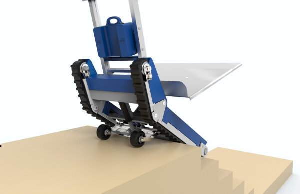 DMS Ergo Raupen-Treppensteiger CT420SC Vollautomatisch, 420 kg Tragkraft, 2 Raupenmotoren
