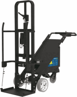 DMS E-Hub- und Transportwagen ET400, 400 kg Tragkraft, mit Sicherheitsbremse