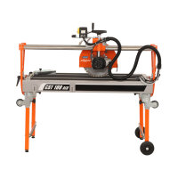 Norton Clipper Steintrennmaschine 70184602016 CST120 ALU I, Schnittlänge 1.200 mm, Ø 350 x 25,4 mm