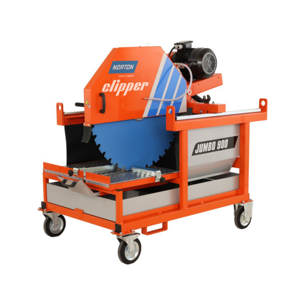 Norton Clipper Blocksteinsäge Jumbo 900 70184613939, 400 V, Ø 900x60 mm, 370 mm Schnitttiefe
