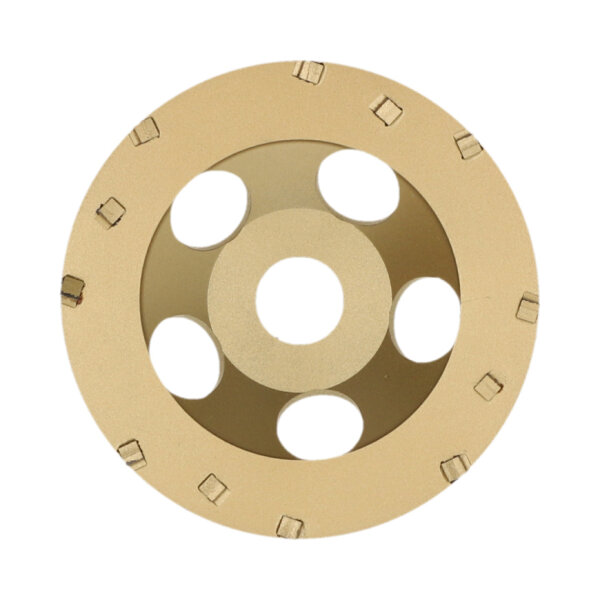 Norton Clipper Topfschleifer 70184693445 Classic CG-PCD, Ø 125 mm, für Klebereste und Epoxidharz