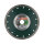 Norton Clipper Diamant-Trennscheibe 70184625427 Extreme Ceramic Turbo 200x25,4 mm, für Keramik und Feinsteinzeug, 10 mm Segmenthöhe
