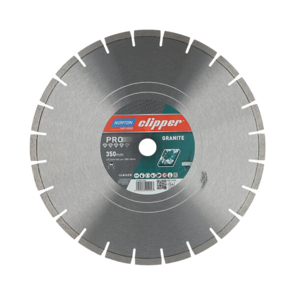 Norton Clipper Diamantscheibe  256 Pro Granite, Ø 300-600 mm, 25,4 mm Bohrung