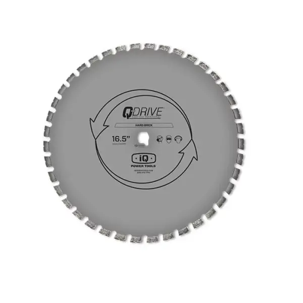 iQ Power Tools Segmentiertes Q-Drive Sägeblatt MASQX420-3-QD-HM1 grau, geräuscharmer Kern, 420 mm, für iQMS362i